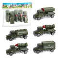 Military toy truck set including missile launcher and oil tanker in JH933 retail packaging - Military Model (A5)