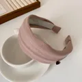 Serre-tête en velours rose poudré avec petit pendentif cœur sur tasse en céramique - Serre-tête Large / Khaki