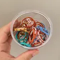 Elastici per capelli colorati con stampa a fragola per bambine in barattolo - Motivo Fragola / Grande / Colorato