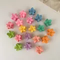 Set de pinzas para el pelo de flores mate en colores pastel para cabello fino mujer - Flor de color mate