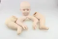 Detailansicht der unlackierten Vinylteile für Bonnie Reborn Puppe DIY Bausatz Set - Gebogene Beine Stil (1518)