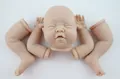 5-teiliges DIY Reborn-Babypuppen-Set mit Vinylkopf und Gliedmaßen für Kinder - Schlafende Babypuppenformen / Natürliche Haut