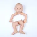 Unbemalter Raven Reborn Doll Kit mit Kopf und Gliedmaßen aus weichem Vinyl für DIY - Handgefertigtes Zubehör-Set (1707) / 50cm (20 Zoll) / Nude