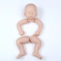 Unbemalter Reborn-Puppenbausatz aus weichem Vinyl mit Kopf und Gliedmaßen für DIY - DIY-Komponenten-Set (1714)