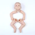 Onbeschilderde reborn-poppenset met hoofd en ledematen van zacht vinyl voor DIY-poppen - Onbeschilderde Set / Naakt