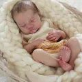 Realistic 19-inch sleeping reborn baby Levi doll with detailed hand-painted skin textures - Exquisite Painting (Style 1) / Cloth Body