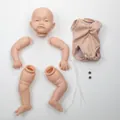 Kit de poupée reborn en vinyle non peint avec tête, membres, corps en tissu et yeux - Style 8