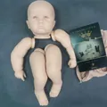 Kit poupée Reborn en vinyle non peint Charlotte avec corps en tissu et certificat - Style 11(CHARLOTTE)