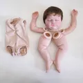 19-inch geschilderde Tessa Reborn poppenset met realistische ledematen en katoenen pak - Beschilderde Kit-Tessa / 19 inch