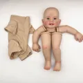 DIY 22-inch painted reborn doll kit with realistic head, soft limbs, and fabric body parts - Painted Assembly Kit (1)