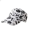 Casquette de baseball Halloween avec imprimé citrouille, chauve-souris et texte - Réglable / Motif Chauve-souris d'Halloween