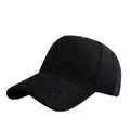Women's black baseball cap with rhinestone studded letters M and X pattern - Black
