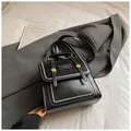 Chic black leather backpack for students with silver studs and vintage aesthetic - Black without Pendant