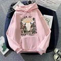 Detail of pink hoodie with vintage Wild West skull print and adjustable drawstring - S / Dark Pink