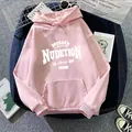 Detailed flat lay of pink hoodie featuring varsity lettering and street style accessories - S / Dark Pink