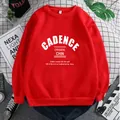 Vibrant red crewneck sweatshirt with white letter print on a stylish checkered background - S / Red