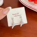 Cute star and colorful ice cream cone dangle earrings in pink and blue finish - Cone Starfish (DGW2)