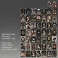 Gothic Secret Garden theme decorative scrapbooking paper set with 100 vintage sheets - Gothic Secret Realm / 100 Pieces/Pack
