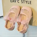Chaussures de princesse Mary Jane roses avec cœurs en tulle et grand nœud pour filles - EU 21 / Rose