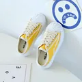 Zuecos de lona amarillos para niños con puntera de concha blanca y suela de goma - EU 27 / Amarillo