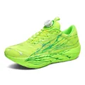 Chaussures de running vert fluo avec maille respirante et fermeture rotative - 38 / Vert Fluorescent (5812)