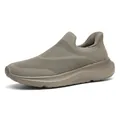 Atmungsaktive Herren Slip-On Sneaker aus Mesh mit leichter, weicher Schaumstoffsohle - EU 39 / Khaki