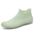 Light green barefoot training shoes with breathable knit upper and non-slip rubber sole - 35-36 / Jelly Green