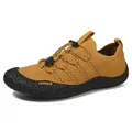 Chaussures d'eau séchage rapide jaune moutarde avec semelles antidérapantes pour plage et rando - 35 / Jaune
