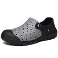 Sandalias de playa ligeras y transpirables para hombre en diseño bicolor gris y negro - EU 40 / Gris