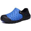 Lightweight blue and black men's breathable outdoor beach sandals with EVA foam - Sapphire Blue