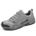 Waterproof dark grey winter snow boots with non-slip sole and warm fur lining - 36 / Gray