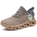 Ademende kaki herensneakers met dikke holle zool voor hardlopen en casual gebruik - 40 / lt2206 Khaki