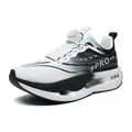Chaussures de running en mesh respirant avec boucle rotative et semelle amortissante - 38 / Série F15 / Encre Noir et Blanc