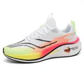 Chaussure Chitu 9Pro blanche avec semelle dégradée fluo et logo motif dragon - 38 / Blanc Standard
