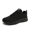 Scarpe da corsa nere in mesh traspirante con suola morbida ed etichetta sulla linguetta - 44 / Stile Classico Nero (2288) / Nero