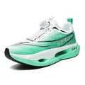 Chaussures de course blanc-vert avec plaque de carbone et système de laçage rotatif - 38 / Série F15 / Glacier