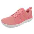Chaussures de plein air antidérapantes roses à bout large et mesh respirant - Rose