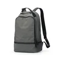 Gray leisure backpack with waterproof fabric and separate bottom compartment - Olive Green