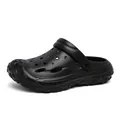 Schwarze EVA-Clogs für Herren mit rutschfester Sohle und atmungsaktiven Löchern für Strand - 39-40 / Schwarz