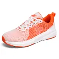 Ademende oranje en witte hardloopschoenen met dikke EVA-zool voor extra demping - 36 / Wit & Oranje