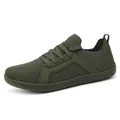 Barfußschuhe in Olivgrün mit atmungsaktivem Mesh und rutschfester Gummisohle für Damen - EU 40 / Grün