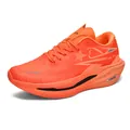 Scarpa da corsa leggera arancione brillante con piastra in carbonio e mesh traspirante - Arancione