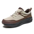 Herren Outdoor-Sportschuhe in Beige und Braun mit gedämpfter Gummisohle - 39 / Schwarz Khaki