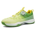 Fluorescent yellow professional badminton shoes with dial lacing and anti-slip sole - EU 36 / Fluorescent Green