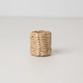 Servilletero artesanal de fibras naturales con diseño bohemio para decoración de mesa - Junco (ai-Estilo Pequeño)