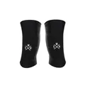 Pair of black professional padded knee pads with honeycomb impact protection guards - Impact Protection Knee Pads / S/M