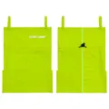 Neon green quick-dry ski face mask with ear loops and adjustable drawstring - One Size / Yellow