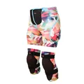 Protective gear set with colorful camouflage padded shorts and matching knee pads - S/M / Pink Camouflage