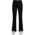 Pantaloni da sci neri slim fit da donna con cintura regolabile e fondo gamba largo - XS / Bottoms / Nero