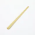 Sleek gold-plated 304 stainless steel square chopsticks with a mirror-finish surface - 304-Gold